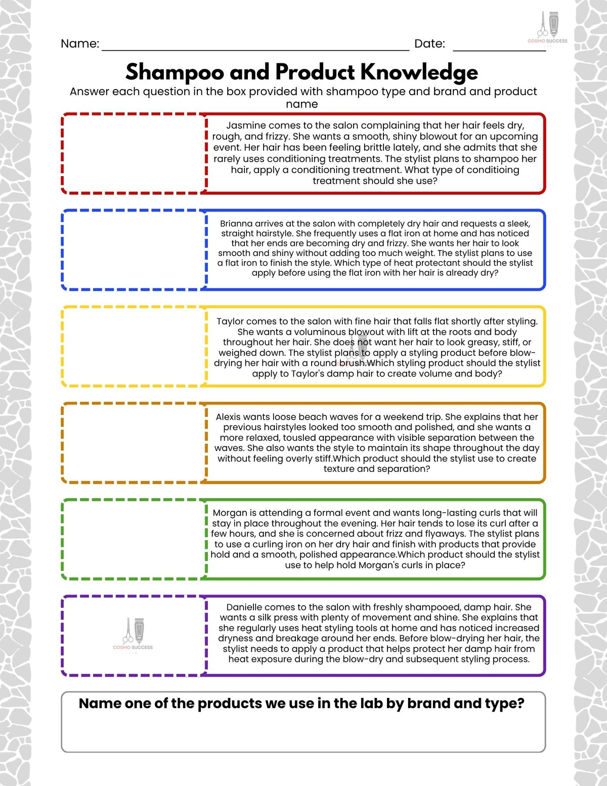 Shampoo and Product Knowledge